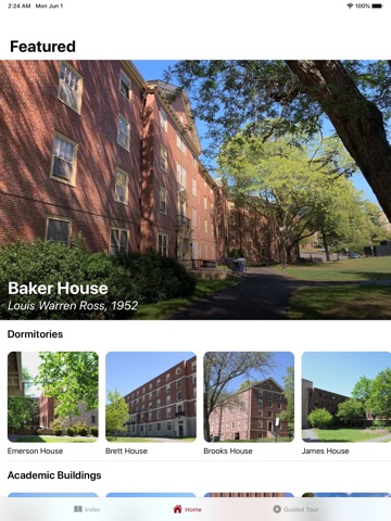 UMass Campus Architecture iPad screenshot