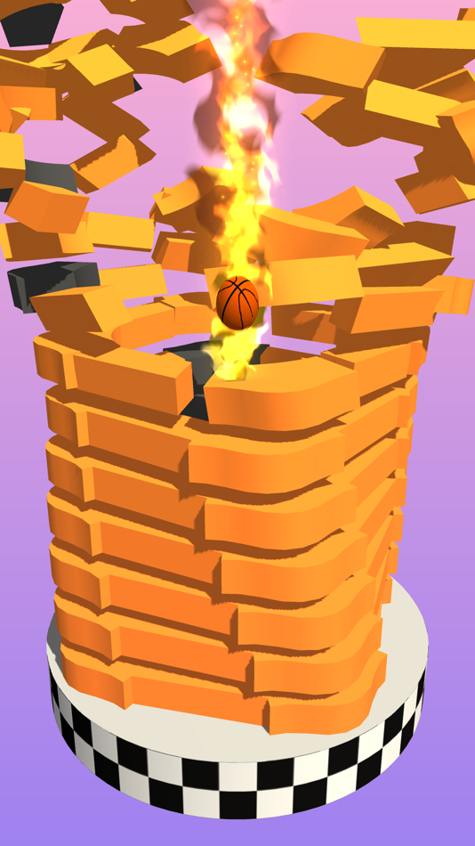 #6. Drop Stack Ball (iOS) By: Ashima Prabhakar
