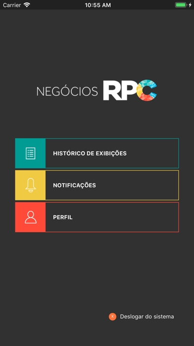 Negócios RPC iPhone screenshot