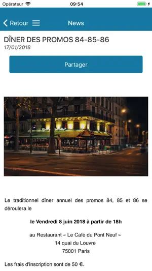Ponts Alumni screenshot 2