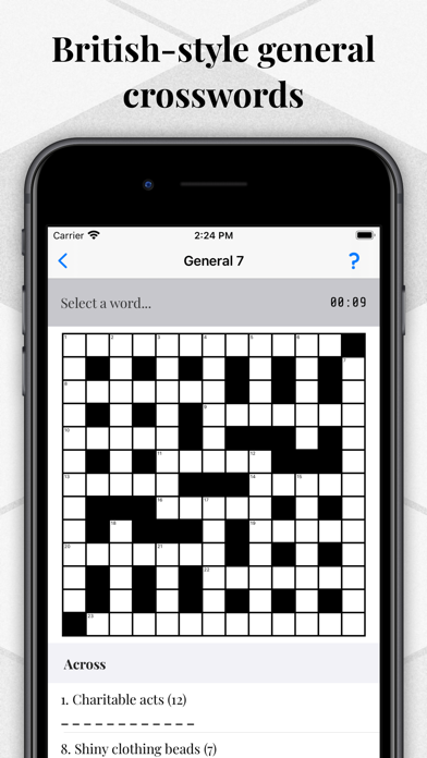 OneDown - Crossword Puzzles Screenshot