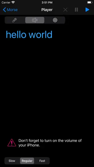 Capture d'écran de ITU Morse Codes sur iPhone 4