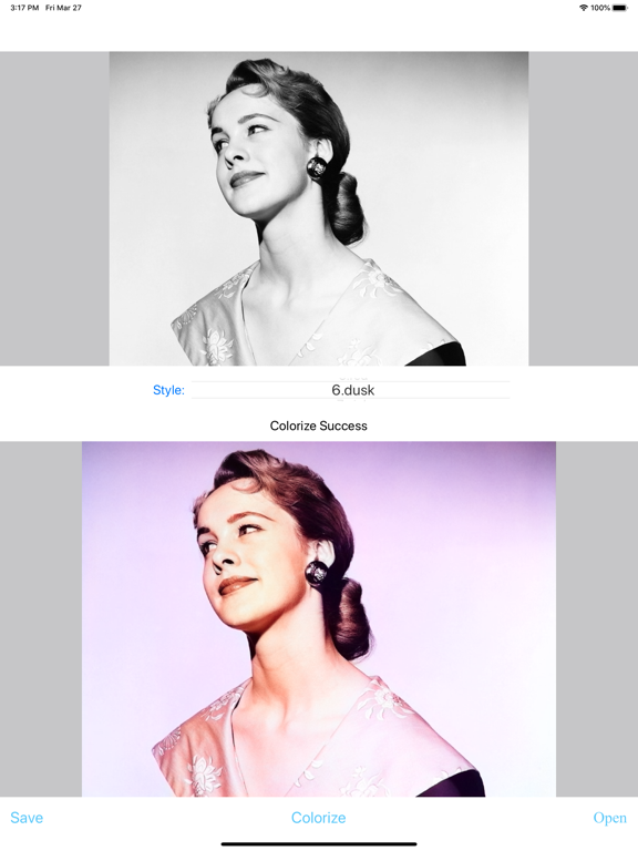 Colorize old photo iPad screenshot 2 - Utilities app