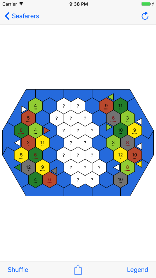 #1. Hex Isle Map (iOS) Podle: Nikolai Abalov