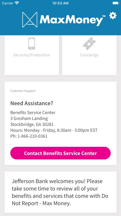 MaxMoney™ - Jefferson Bank