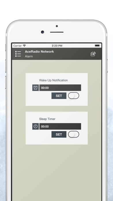 AceRadio network iPhone screenshot 7 - Music app