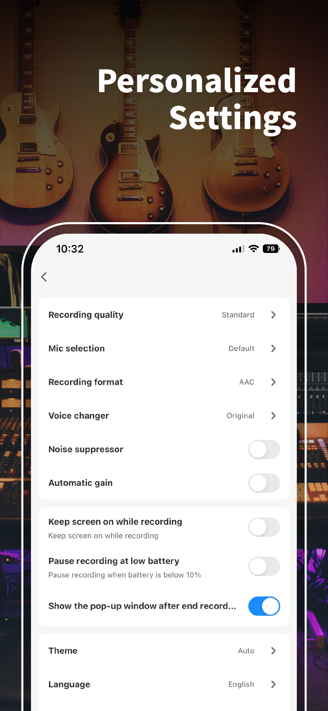 Voice Recorder + Voice Memos