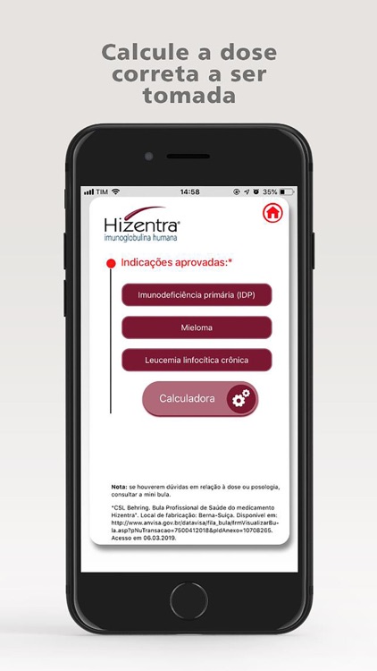 Calculadora de Dose CSL Brasil screenshot-3