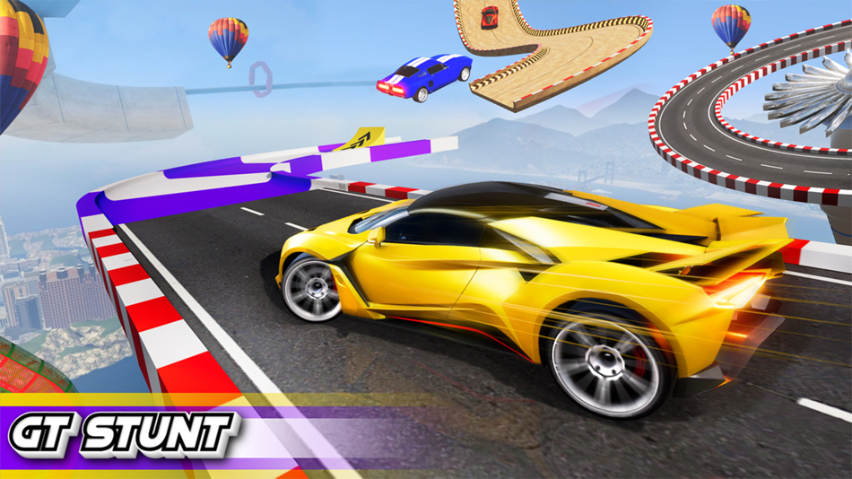 #3. GT Car Stunt Racing Game 3D (iOS) 由: Waseem Ahmad