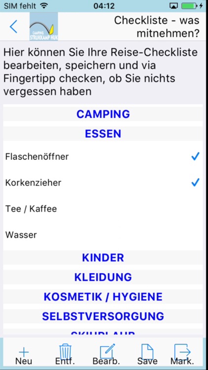 Strukkamphuk App für'n Urlaub screenshot-3