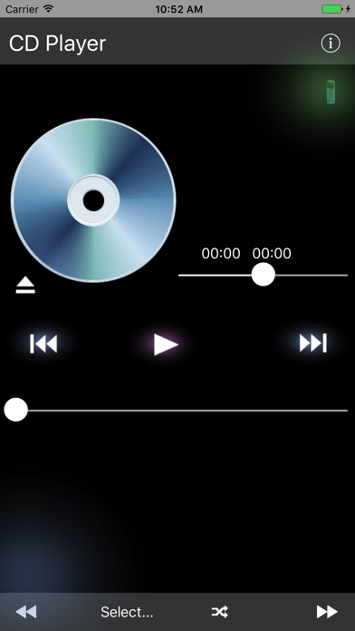 Screenshot #1 pour CD Player