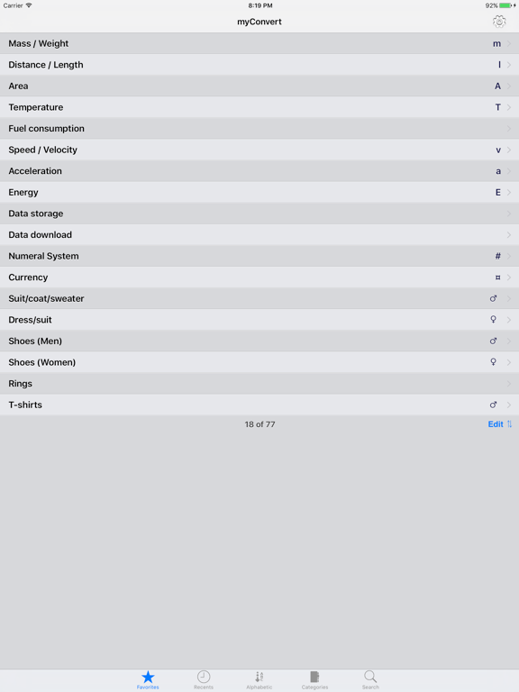 Screenshot #5 pour myConvert – Currency & Units