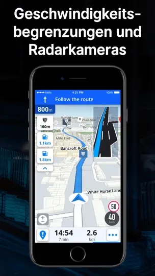 Screenshot von Sygic GPS-Navigation & Karten auf dem iPhone 10