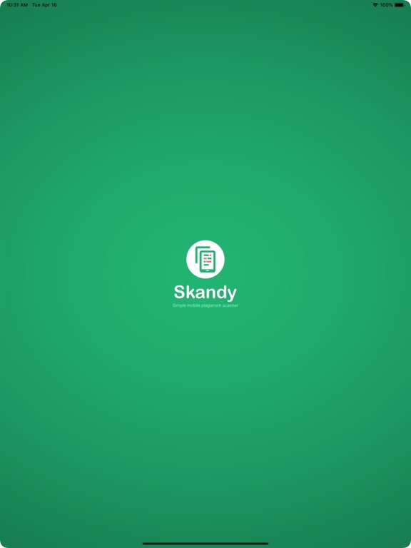 Screenshot #4 pour Skandy Vérificateur de plagiat