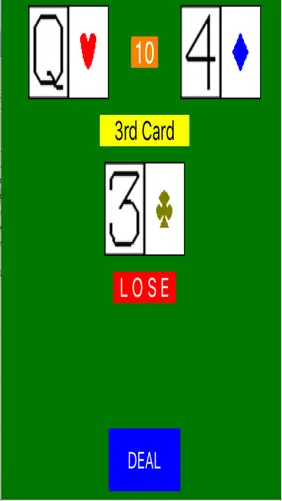 Acey Deucey Game screenshot 4