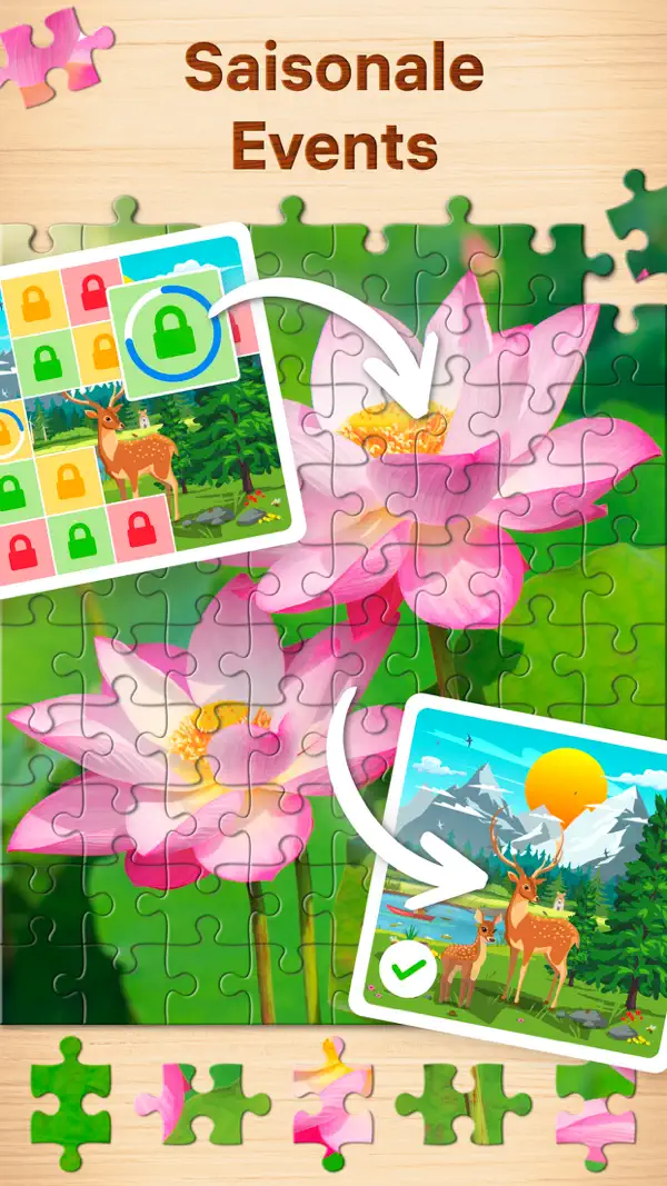 Jigsaw Puzzles - Puzzle-Spiele iPhone Spiel Screenshot 5 – Spiele