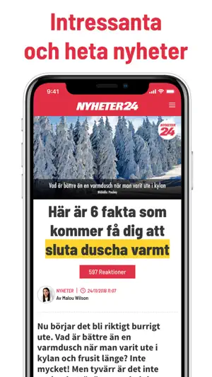 Nyheter24 screenshot 2
