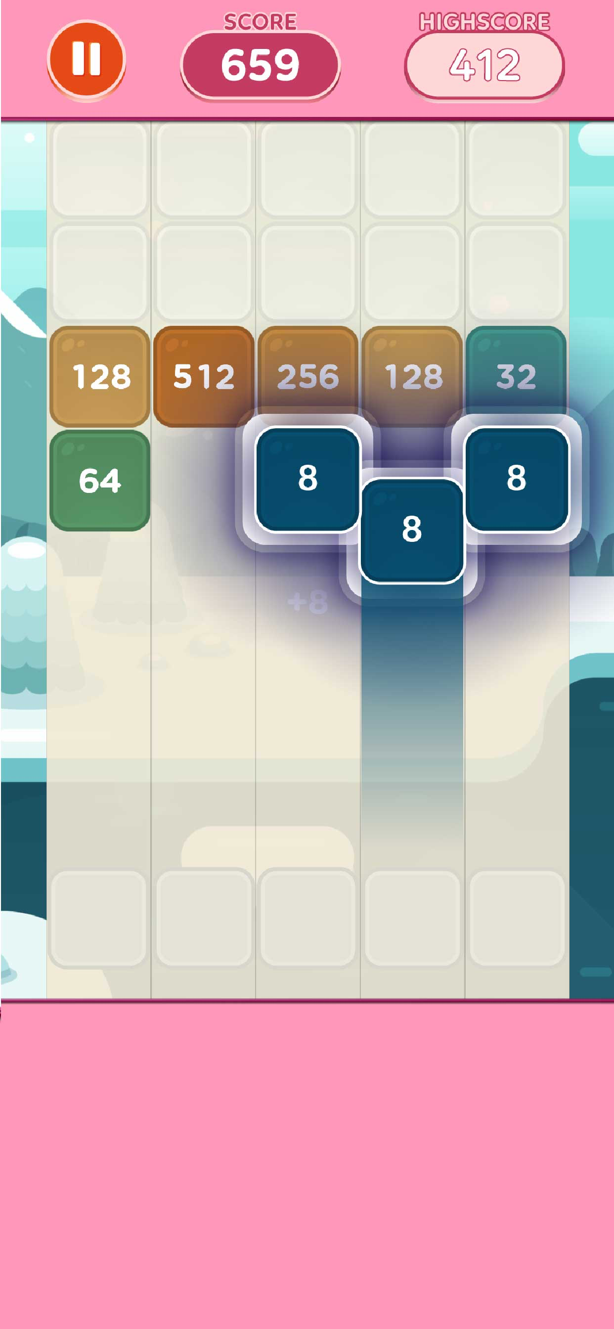 2048 Number Puzzle Merge Game