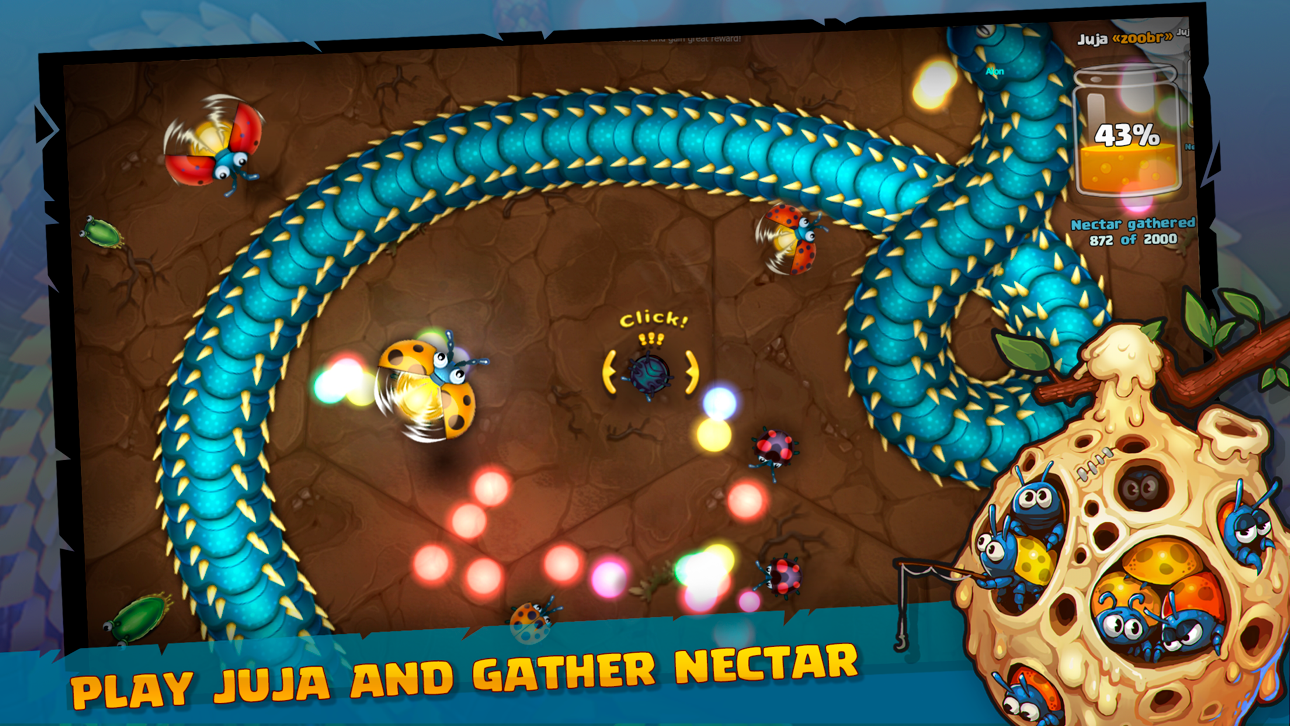 Little Big Snake: Fun .io Game iOS Mod IPA screenshot 4 - iOS game interface