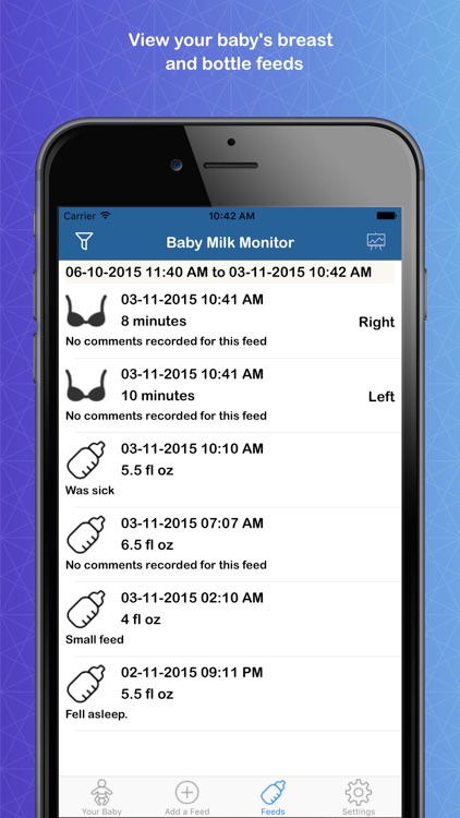 AI Baby Tracker: Breast Bottle