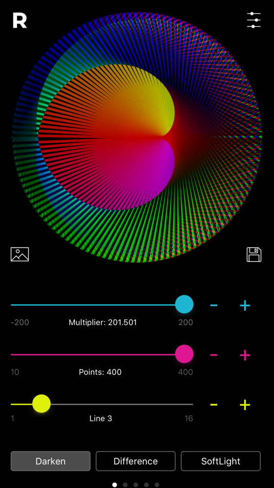 #2. Rosaces (iOS) 来自: Sylvain Lambert