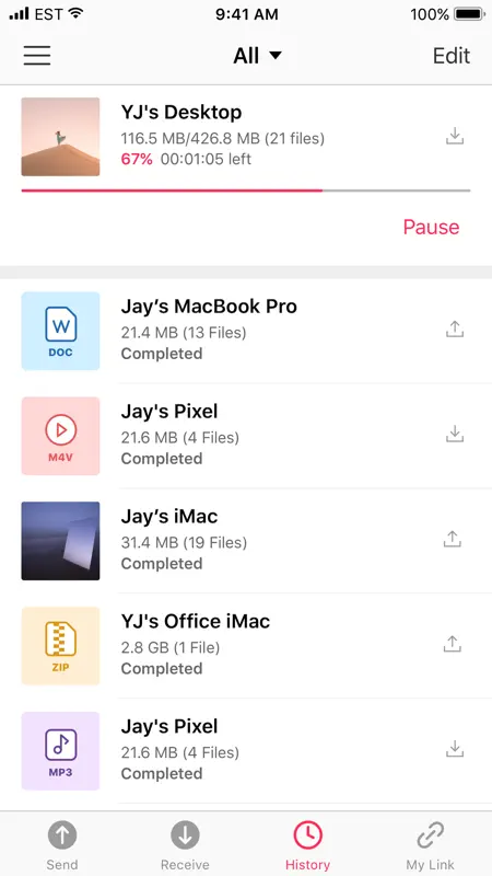 Send Anywhere - File Transfer screenshot 4 of 7