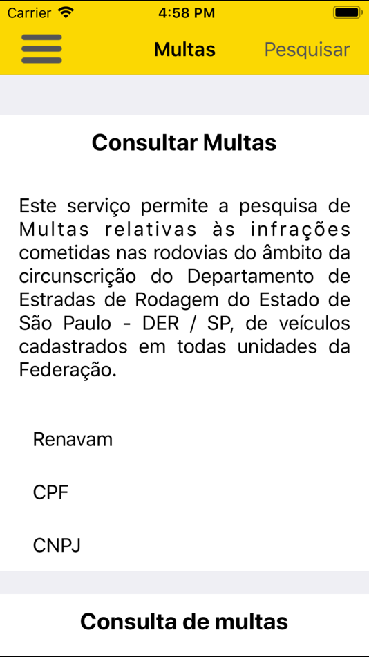 #2. DER ONLINE (iOS) 由: Companhia de Processamento de Dados do Estado de Sao Paulo