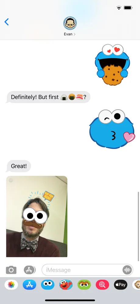Cookie Monster Stickers