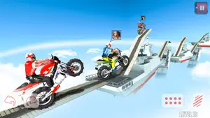 Dirtbike Roof Top Racing Game screenshot 1