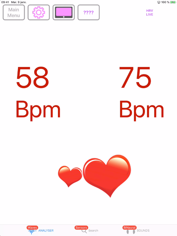 FlameInSound iPad screenshot 6 - Health & Fitness app