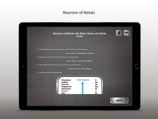 Screenshot #6 pour Reactivity Series of Metals