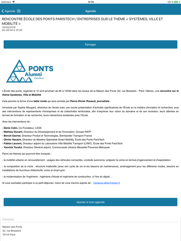 Screenshot #6 pour Ponts Alumni