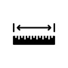 Ruler - CM, MM, Inches icon