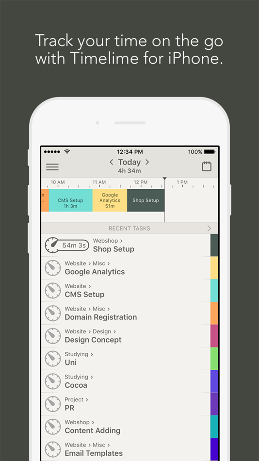 #1. Timeframe - Time Tracking (iOS) 来自: Niko Kramer