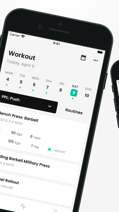 Screenshot #2 pour FitHero - Fitness Gym Tracker