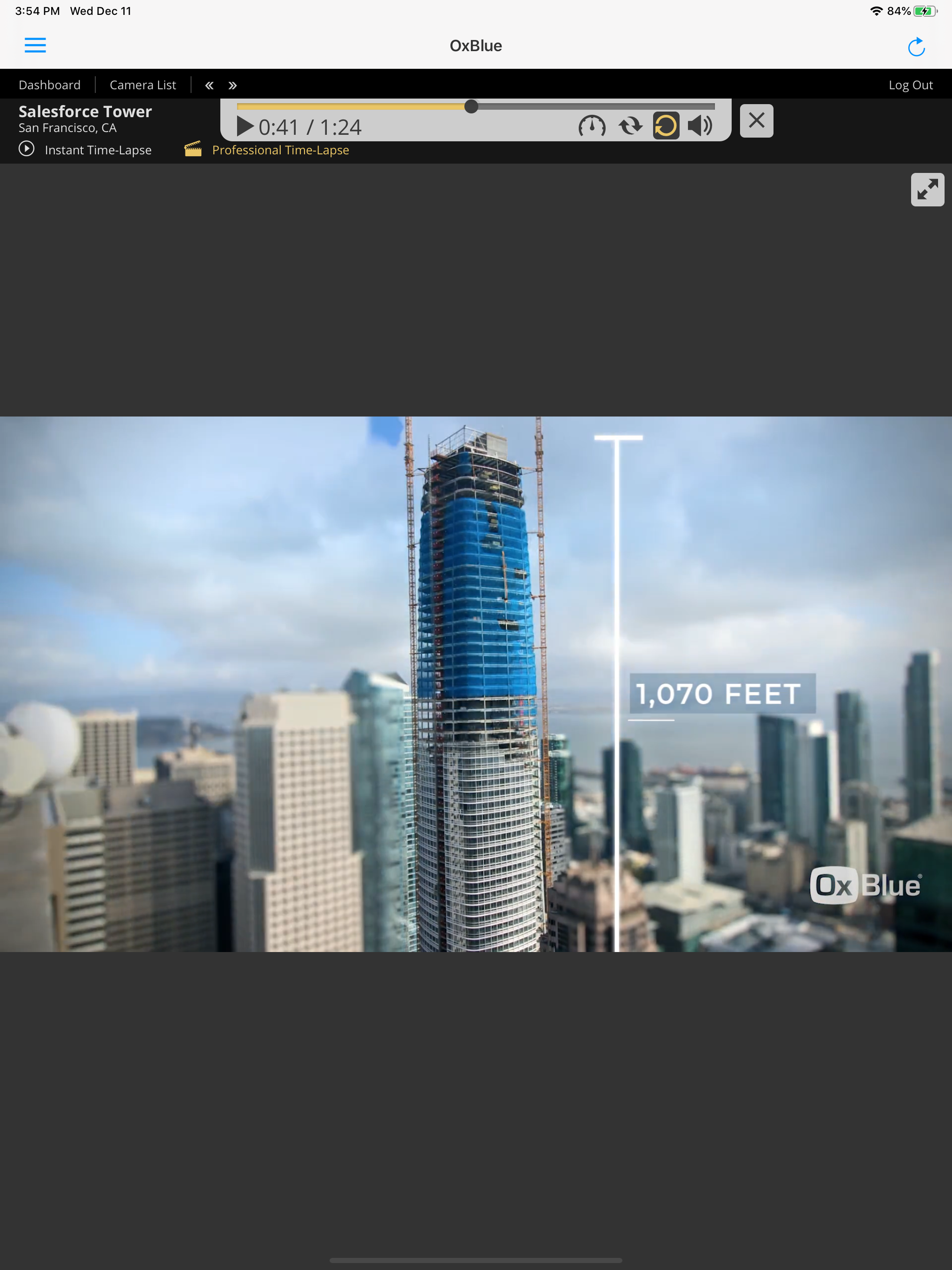 OxBlue Camera Viewer