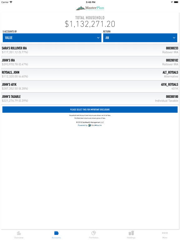 Master Plan Retirement Consult ipad screenshot 4