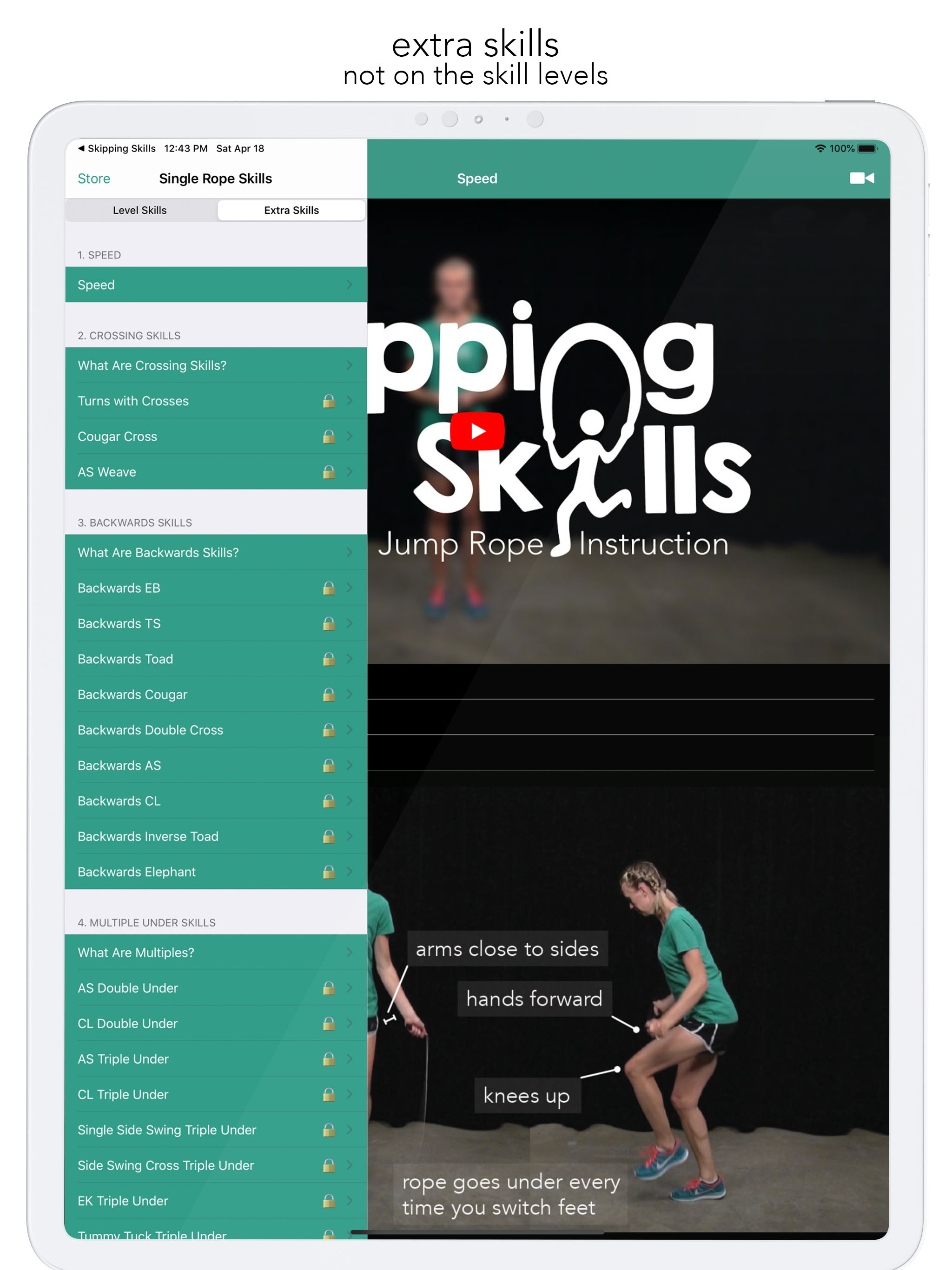 Skipping Skills