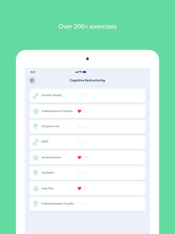 CBT Companion: Therapy Journal iPad screenshot 4 - Health & Fitness app