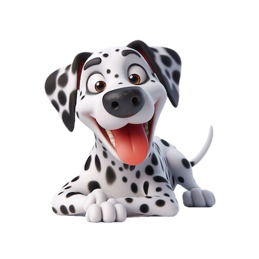 Happy Dalmatian Stickers icon