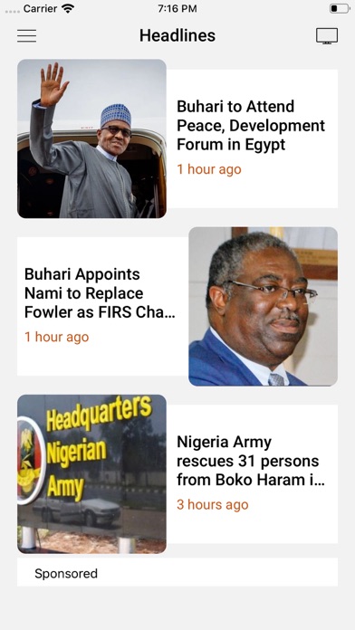 NTA News iPhone screenshot 1 - News app