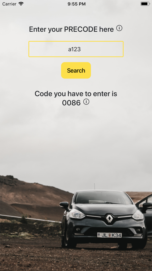 #2. Autoradio Code unlock (iOS) 由: APPMEUP