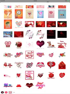 Happy Valentines Day -Stickers iPad image 2