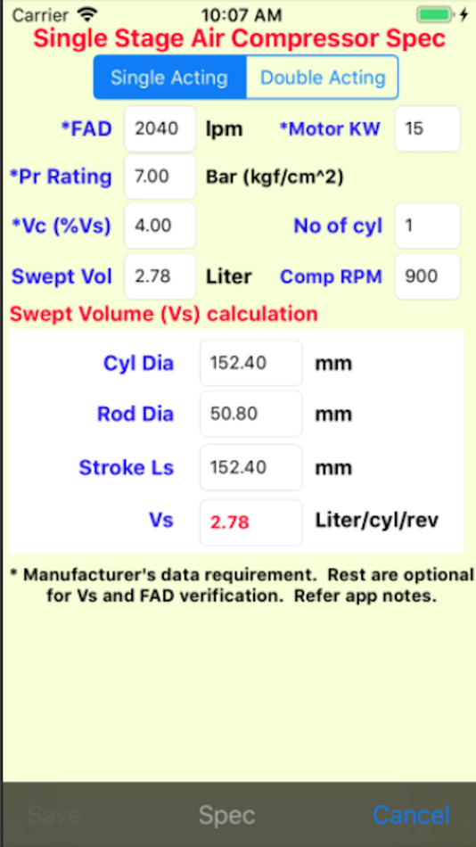 #7. Compressor Capacity (iOS) Bởi: Kaup Shenoy Associates
