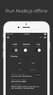 nodejs lab iphone bildschirmfoto 1