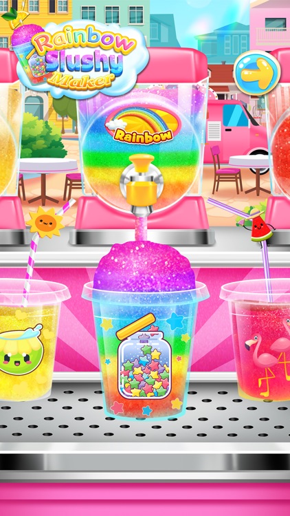 Rainbow Frozen Slushy Truck screenshot-3