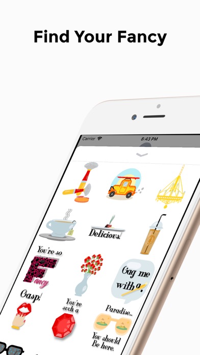 FancyMoji iPhone screenshot 3 - Stickers app