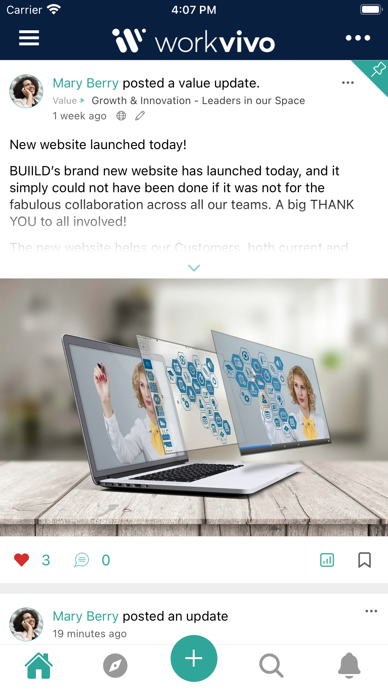 Workvivo screenshot 1