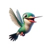 Happy Hummingbird Stickers icon