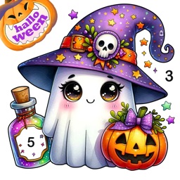 Halloween coloriage numéroté